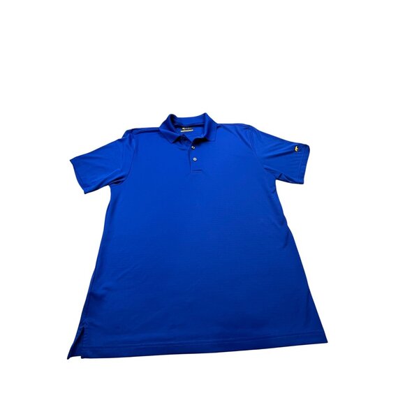Jack Nicklaus Mens Large Blue Golf Polo Shirt SU28598 Performance - Picture 1 of 7